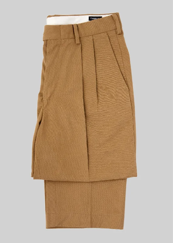 Peached Double Pleated Trouser