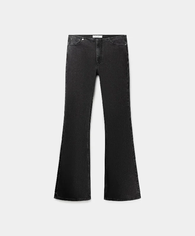 Black Flared Jeans