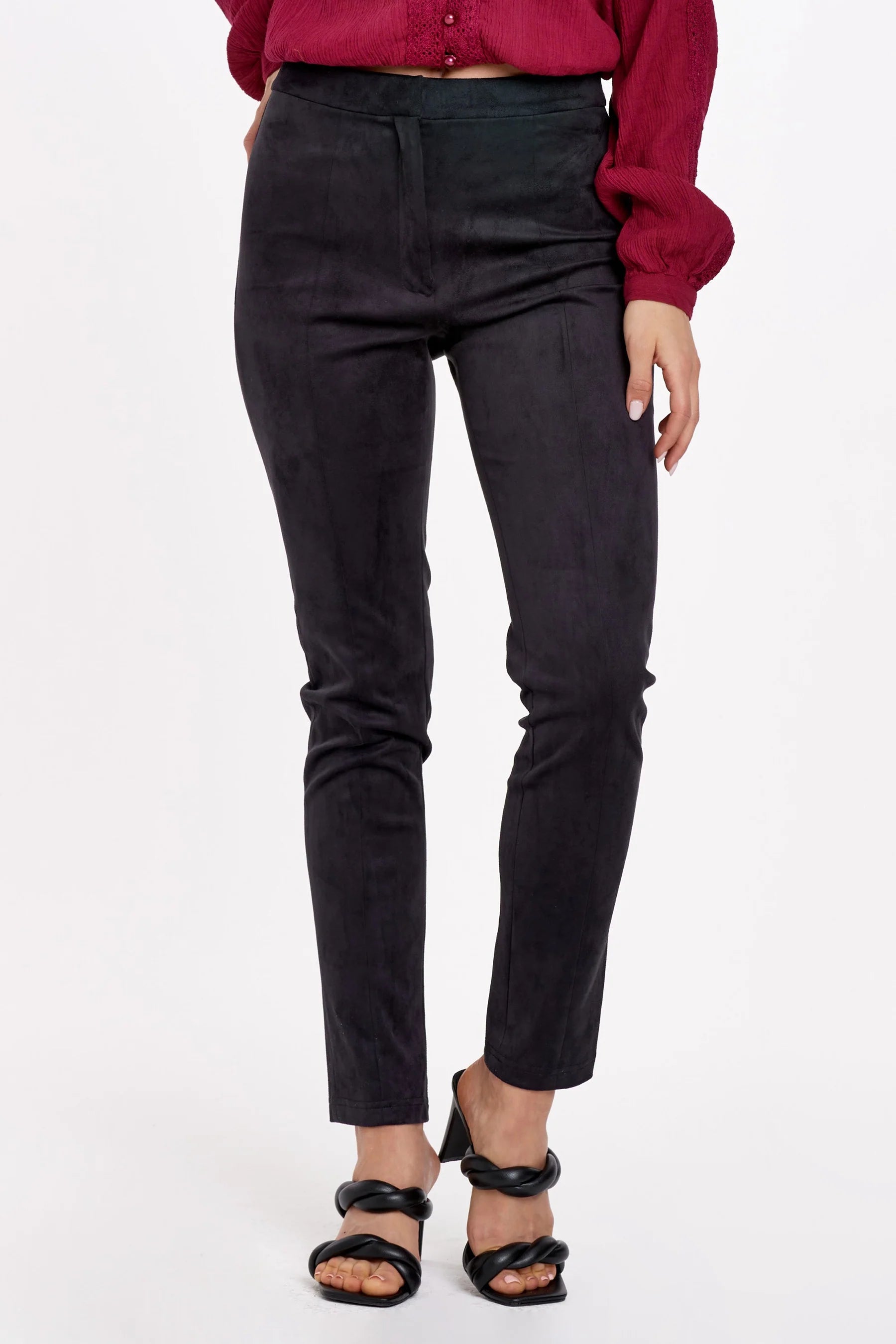 Lenon Slim Suede Pants