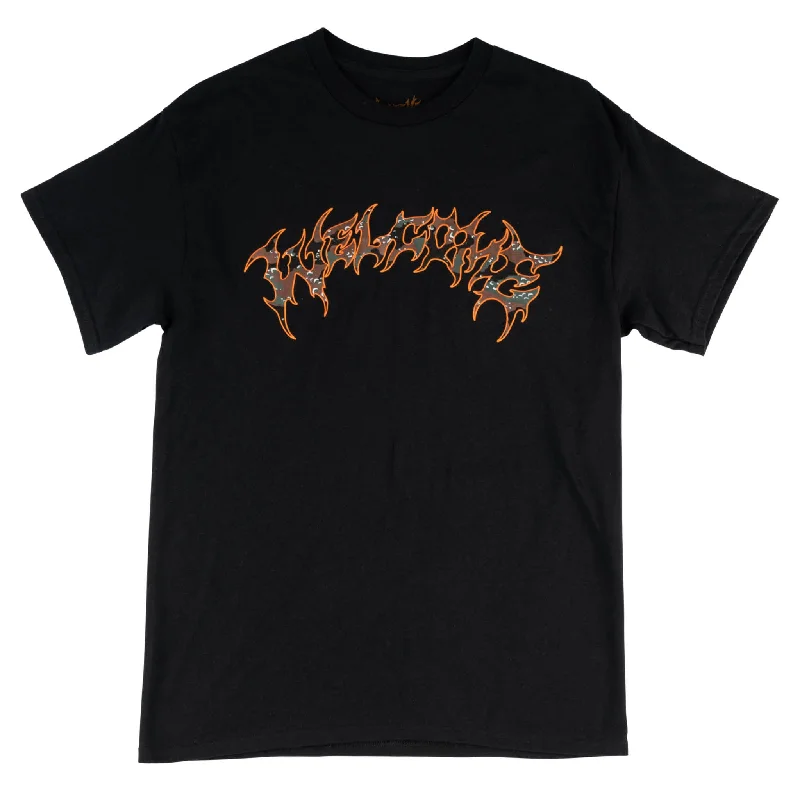 Barb Fill Printed Tee - Black/Camo