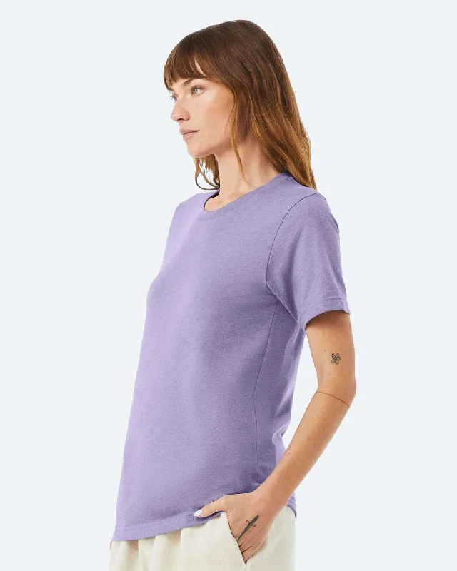 Bella + Canvas 3001CVC CVC Jersey Tee - Heather Dark Lavender