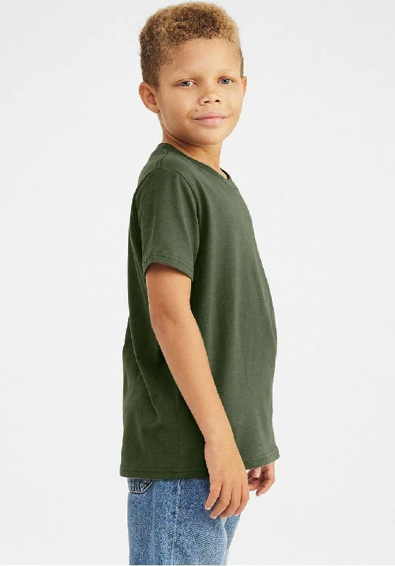 Bella + Canvas 3001Y Youth Jersey T-Shirt - Military Green