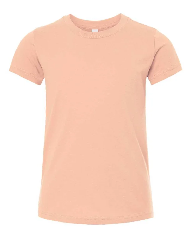 Bella + Canvas 3001Y Youth Jersey Tee - Peach