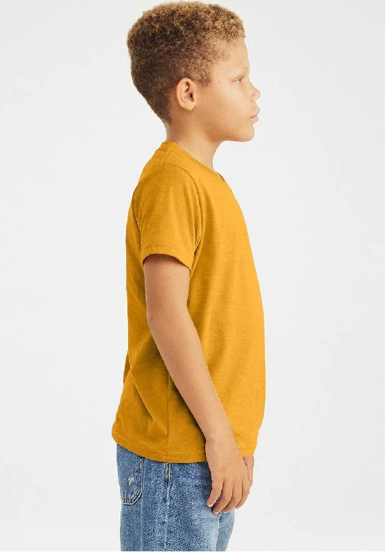 Bella + Canvas 3001YCV Youth Cvc Jersey T-Shirt - Heather Mustard