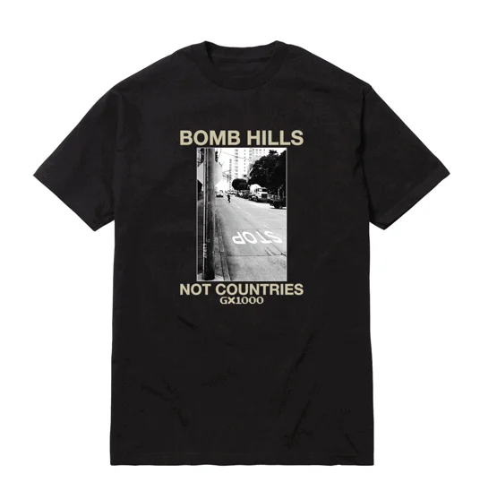 Bomb Hills Not Countries Tee | Black