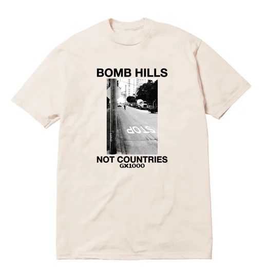 Bomb Hills Not Countries Tee | Cream