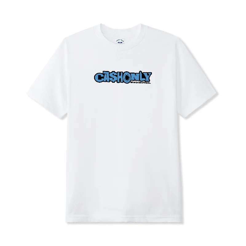 Cash Only Payday Tee - White