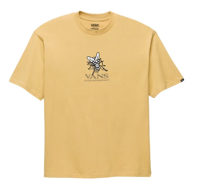 Checker Fly Tee | Ochre