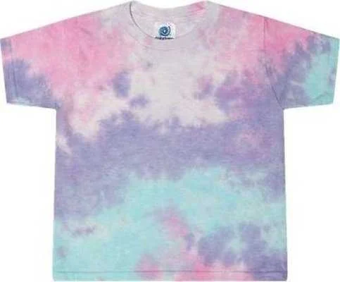 Colortone 1160 Toddler Tie-Dyed T-Shirt - Cotton Candy