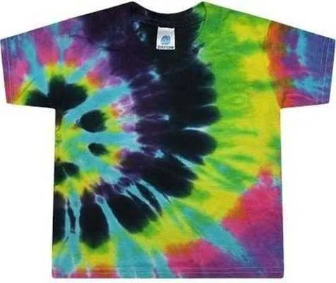 Colortone 1160 Toddler Tie-Dyed T-Shirt - Flashback