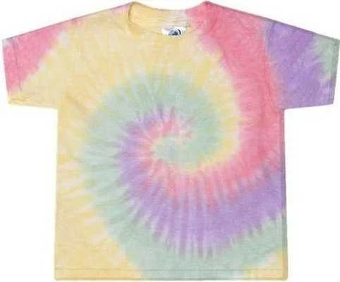 Colortone 1160 Toddler Tie-Dyed T-Shirt - Zen Rainbow