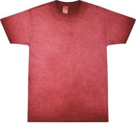 Colortone 1310 Oil Wash T-Shirt - Oil Red