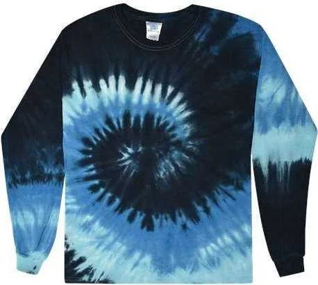 Colortone 2000 Tie-Dyed Long Sleeve T-Shirt - Blue Ocean