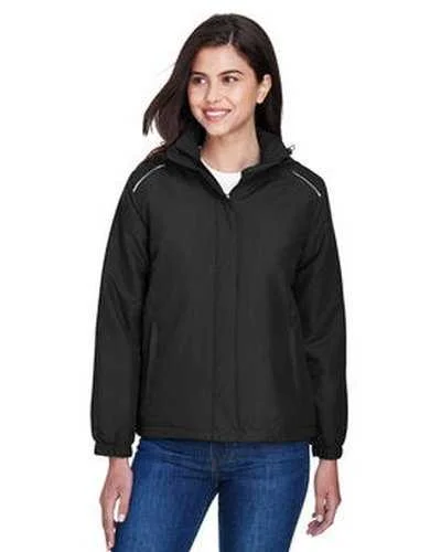 Core 365 78189 Ladies' Brisk Insulated Jacket - Black