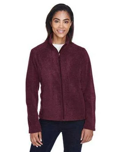 Core 365 78190 Ladies' Journey Fleece Jacket - Burgundy