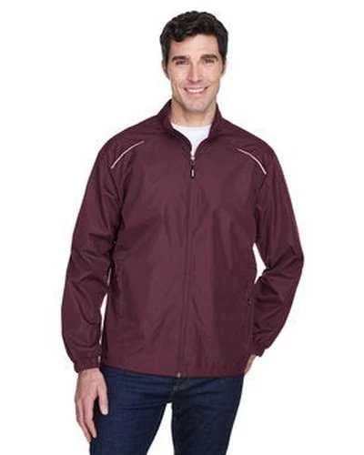 Core 365 88183 Men's Motivate Unlined Lightweight Jacket - Burgundy