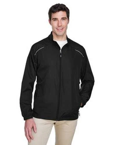 Core 365 88183T Men's Tall Motivate Unlined Lightweight Jacket - Black