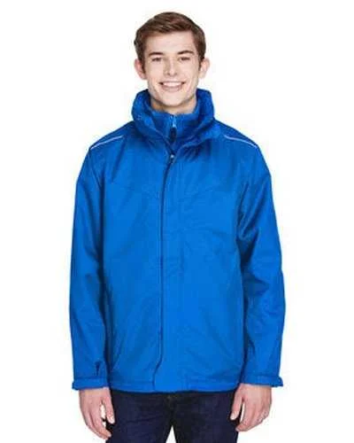 Core 365 88205 Men's Region 3-In-1 Jacket with Fleece Liner - True Royal