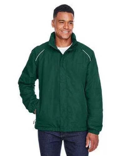 Core 365 88224 Men's Profile Fleece-Lined All-Season Jacket - Forest