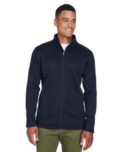 Devon & Jones DG793 Men's Bristol Full-Zip Sweater Fleece Jacket - Navy