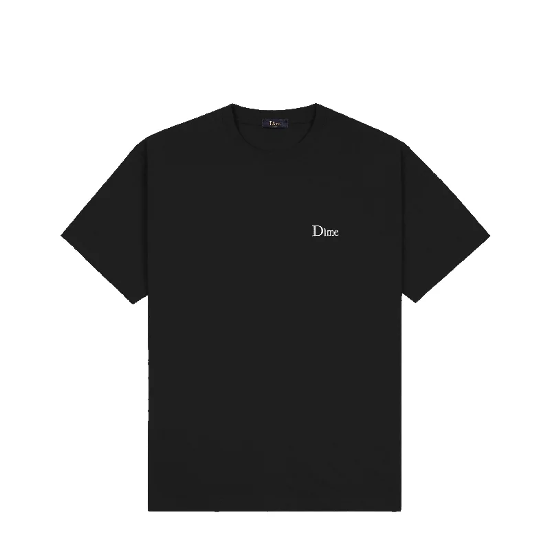 Dime Classic Small Logo T-Shirt - Black