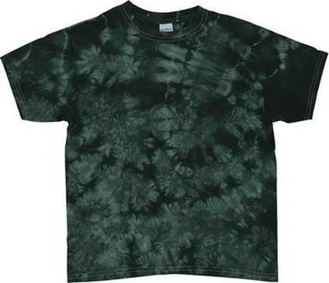 Dyenomite 200CR Crystal Tie-Dyed T-Shirt - Forest