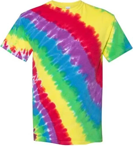 Dyenomite 200TL Tilt Tie Dye T-Shirt - Classic Rainbow