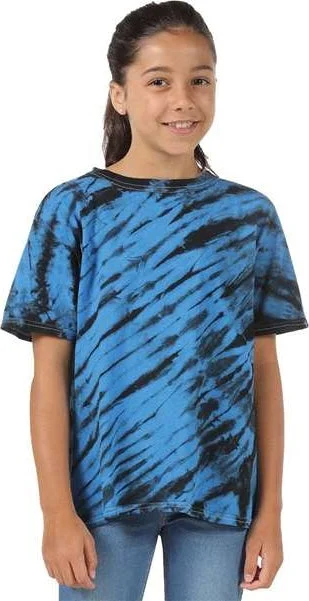 Dyenomite 200TS Tiger Stripe T-Shirt - Black Royal