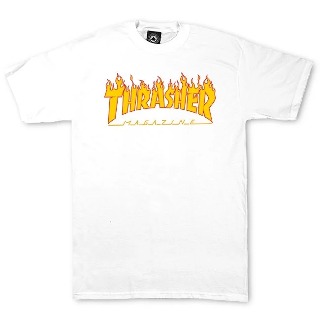 Flame Logo T-Shirt | White