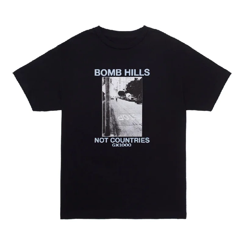 GX1000 Bomb Hills Tee - Black/Baby Blue