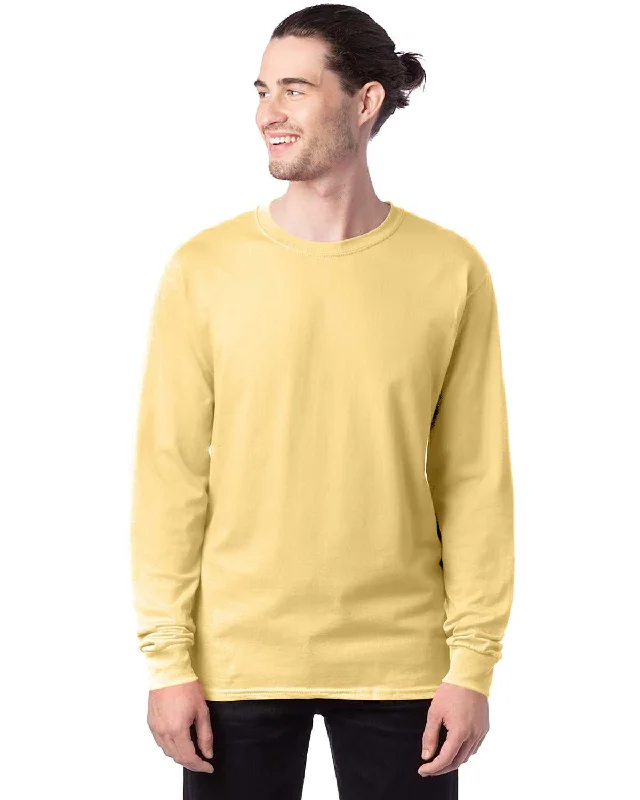 Hanes 5286 Essential-T Long Sleeve T-Shirt - Athletic Gold