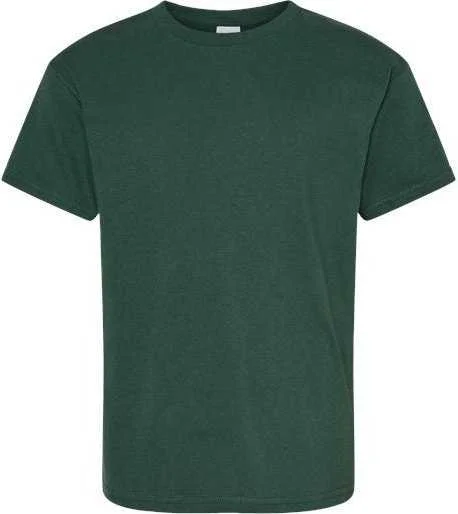 Hanes 5480 Essential-T Youth T-Shirt - Athletic Dark Green