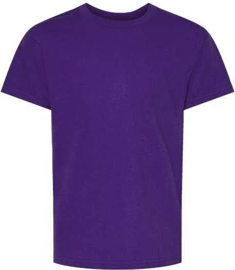 Hanes 5480 Essential-T Youth T-Shirt - Athletic Purple