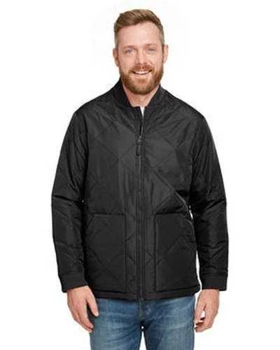 Harriton M715 Adult Dockside Insulated Utility Jacket - Dark Charcoal