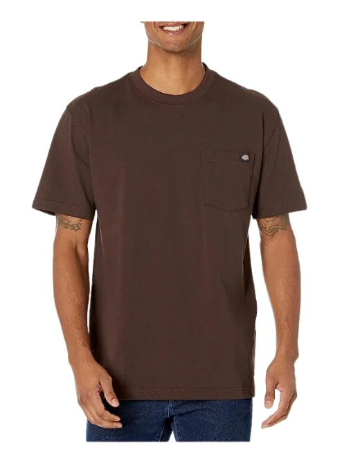 Heavyweight Pocket Tee | Chocolate Brown