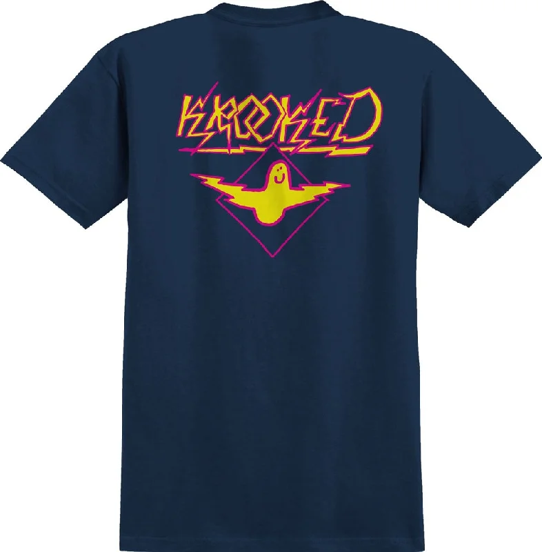 Krooked Bird Lightening Tee Navy