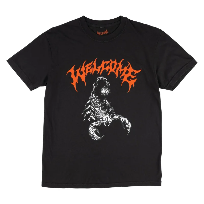 Mace Garment-Dyed Tee - Black