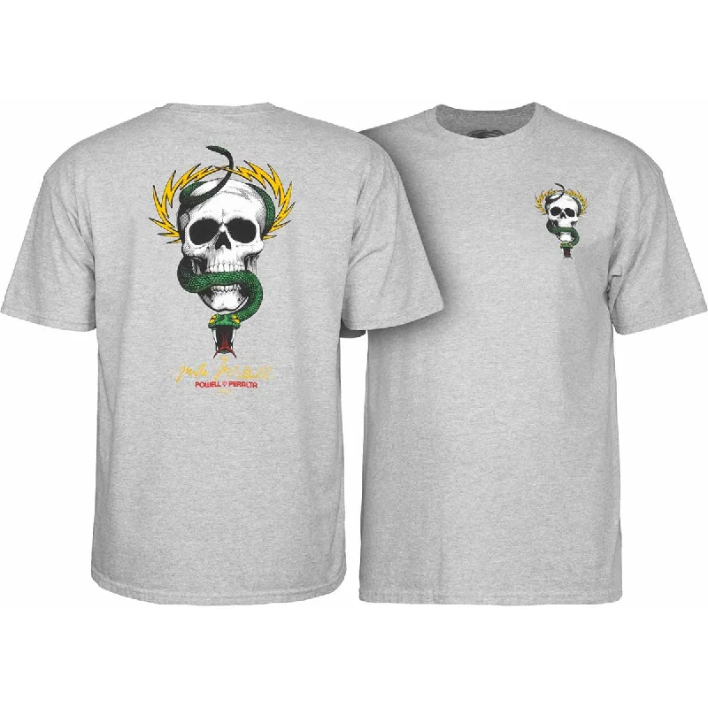 McGill Skull & Snake Tee | Sport Grey