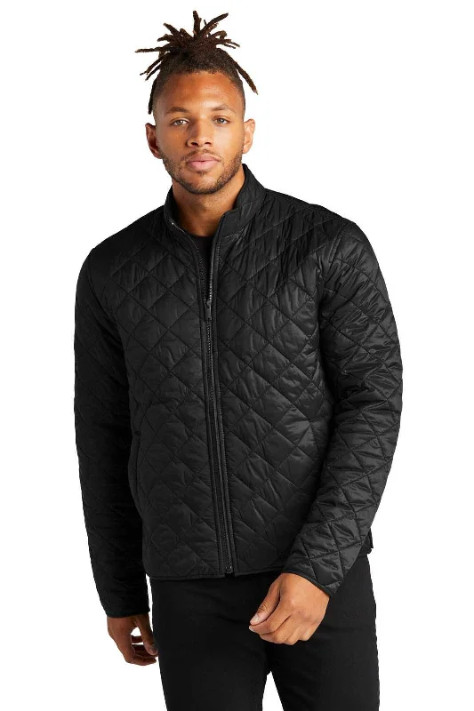 Mercer+Mettle MM7200 Quilted Full-Zip Jacket - Deep Black