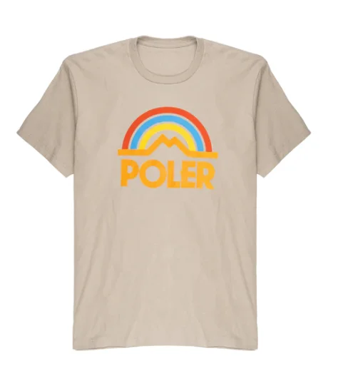 Mountain Rainbow Tee | Sand