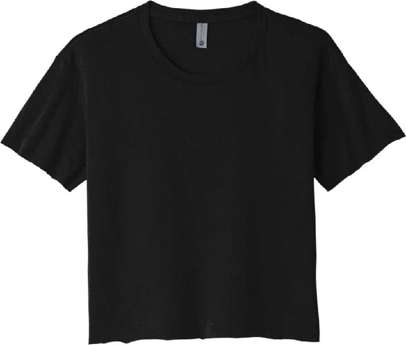 Next Level Apparel NL5080 Women's Festival Cali Crop Tee - Black