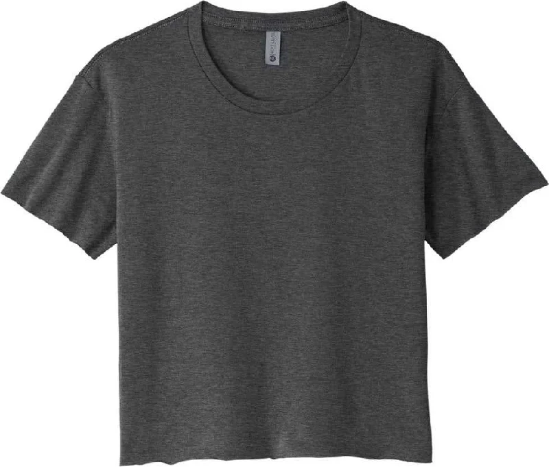 Next Level Apparel NL5080 Women's Festival Cali Crop Tee - Charcoal