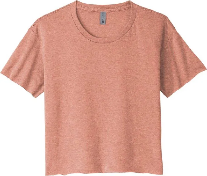 Next Level Apparel NL5080 Women's Festival Cali Crop Tee - Desert Pink