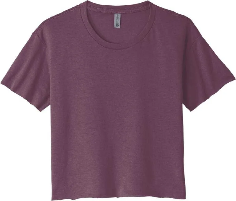 Next Level Apparel NL5080 Women's Festival Cali Crop Tee - Shiraz