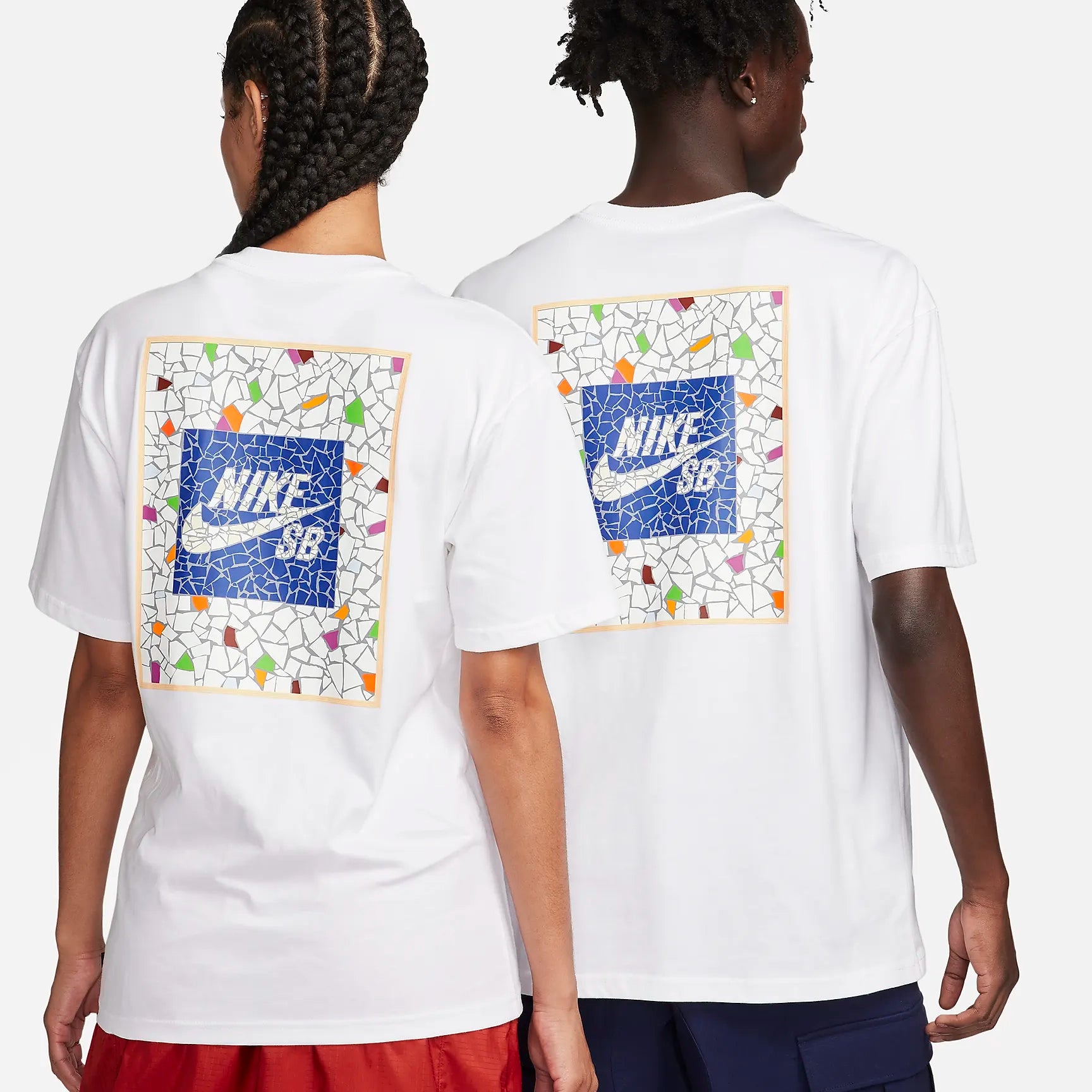 Nike SB Men's Mosaic Tee (White)