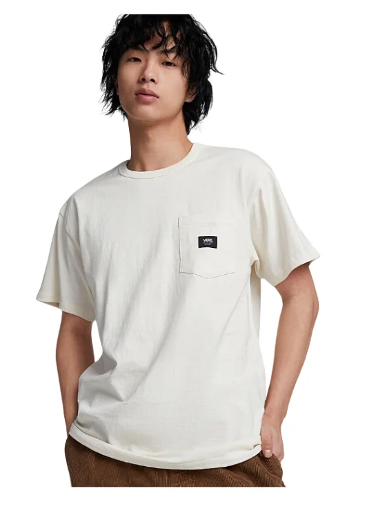 Off The Wall Pocket Tee | White