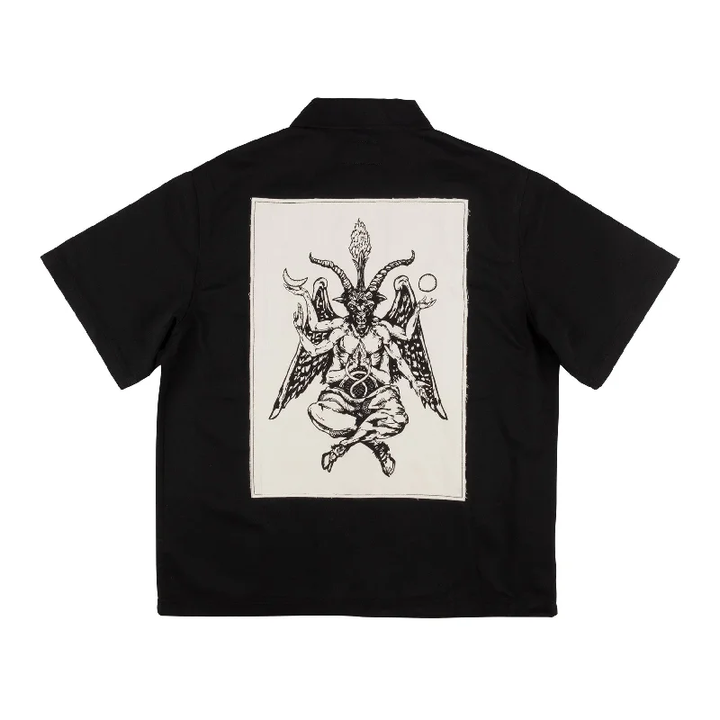 Bapholit Zip Work Shirt - Black