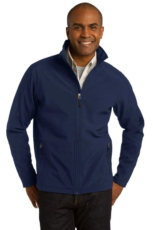 Port Authority TLJ317 Tall Core Soft Shell Jacket - Dress Blue Navy