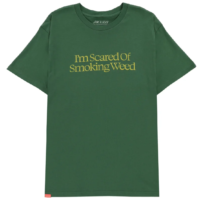 Scared Weed Tee | Dk. Green