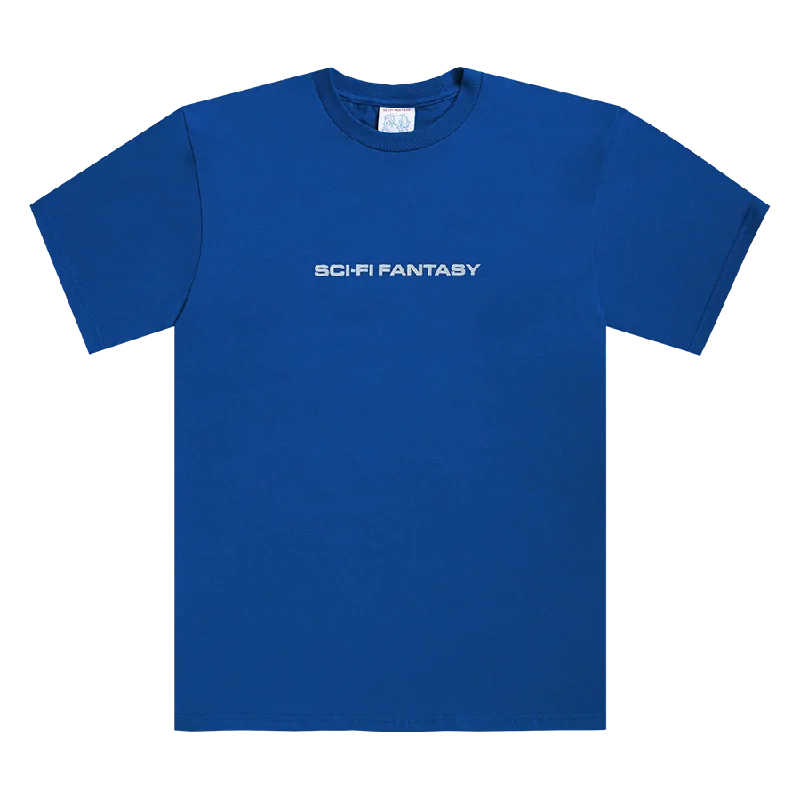 Sci-Fi Fantasy Textured Logo Tee (Royal)